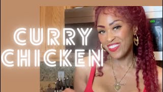 Making Guyanese curry chicken w Reina Shaunte [upl. by Eisnil]