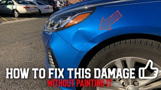 Hyundai Sonata Fender Smash  Paintless Dent Repair [upl. by Nasho404]