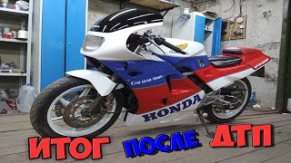 Honda VFR 400 Ремонт и покраска пластика [upl. by Morey617]