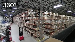 360 Video Inside a book distribution warehouse [upl. by Hilda]