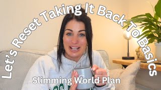 Let’s Reset amp Back to Basics  The Slimming world Plan slimmingworldmotivation [upl. by Anegroeg]