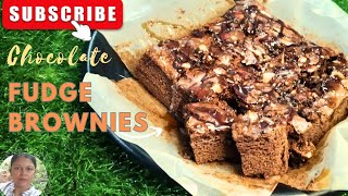 The Best Fudge Brownie Recipe।।How To Make Chocolate Brownies At Home।।Home Made Fudge Brownie।। [upl. by Dirgis]