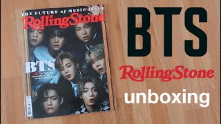 BTS ROLLING STONE USA UNBOXING and giveaway [upl. by Hayashi]