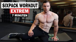 7 Minuten Sixpack Workout für Zuhause  Extrem Effektiv  Sascha Huber [upl. by Josephine]