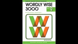 wordly wise 9  lessons 1115  review pages and dictation [upl. by Esertak]