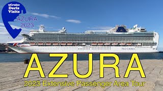 PampO AZURA extensive ship tour 2023 [upl. by Carlock]