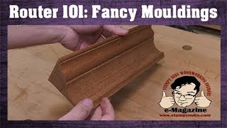 How to make ANY moulding with REGULAR router bits Crown molding baseboards picture frames etc [upl. by Etat]