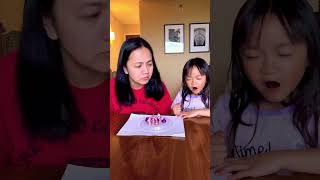 Cute kid pranks mom with chocolate 🍫🤣👧🏻❤️👩🏻😱✅🌈🚀 [upl. by Couture]