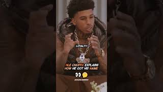 NLE Choppa EXPLAINS how he got his NAME 👀🤔 [upl. by Pitts]