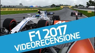 F1 2017 Recensione del nuovo simulatore di corse targato Codemasters [upl. by Ennasor]