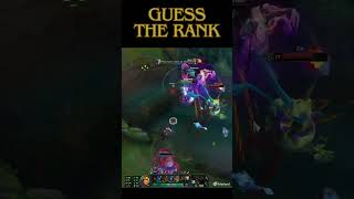 GUESS THE RANK 🩷 WRITE IN COMMENT 👇epicmoments leagueoflegends lol gaming highlights [upl. by Oinesra]