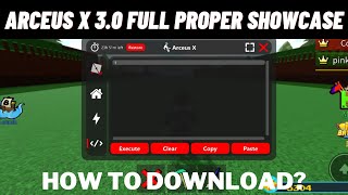 Arceus X 30 Full Proper Showcase  How to Download [upl. by Laurianne]