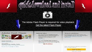 How to Download and Install Adobe Flash Player [upl. by Akehsay]