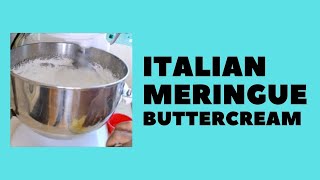 Italian Meringue Buttercream [upl. by Dusa]