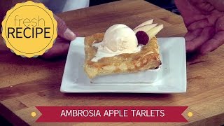 Delicious Ambrosia Apple Tartlets Recipe [upl. by Kiona]