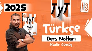 8 TYT Türkçe  Sözcükte Yapı 5 Yapı Bilgisi  Kadir GÜMÜŞ  2025 [upl. by Aisined]