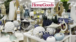 NEW AT HomeGoods Shopping  Home Decor  Beach Decor  Shop With Meshopwithme2024Summer Decor [upl. by Cathey617]