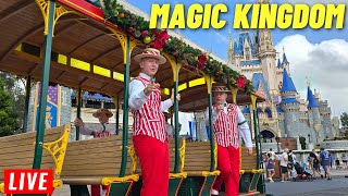 🔴 LIVE Magic Kingdom Sunday Morning rides shows at Walt Disney World 11242024 [upl. by Fons]