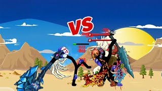 Boss Lava vs All Units Giant  stick war animation [upl. by Canotas]