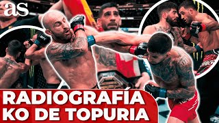 El KO de ILIA TOPURIA radiografía de un arma letal en la UFC [upl. by Lemaj]