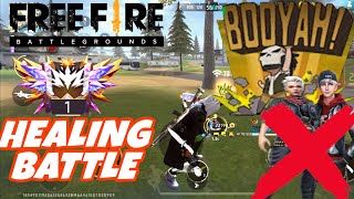 Healing battle  end of maxim and notora grandmaster lobby Garena free fire 🔥battleroyalegame [upl. by Judon]