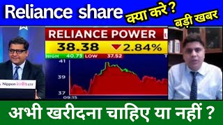 Reliance power share news today Reliance power share latest news Todayanalysis Target Tomorrow [upl. by Lynett]