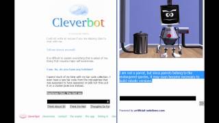 Elbot Talks to CleverBot [upl. by Niehaus]