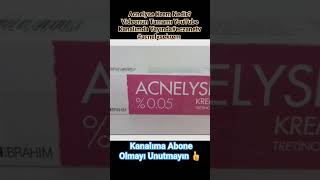 Acnelyse Krem Nedir keşfet shorts shortvideo shortsfeed acnelyse acnelysekrem akne sivilce [upl. by Marola605]