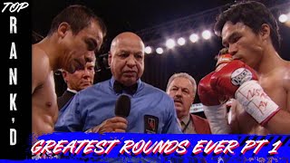 THE GREATEST ROUNDS IN BOXING HISTORY PART 1  Top Rankd  Part 2 Premiers May 25 [upl. by Leraj]