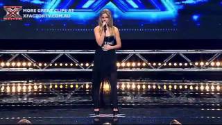 The X Factor 2011 Auditions  Andrea Storm Kaden [upl. by Leinadnhoj290]