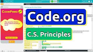 Codeorg Lesson 72B Conditionals Practice  Answer Tutorial  Unit 3 CS Principles 2023 [upl. by Ddot]