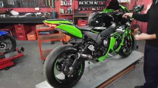 zx10r 2016  SC Project CRT [upl. by Allemat]