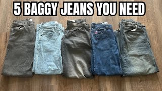 Top 5 BAGGY JEANS you NEED for skating [upl. by Winona]