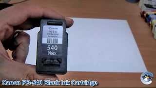 Inside Canon PG540 5525B005AA Black Ink Cartridge [upl. by Heyes]