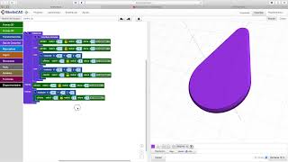 Llavero 02 con BlocksCAD [upl. by Nhar]