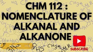 Nomenclature Of Alkanal And Alkanone [upl. by Ahsiema626]