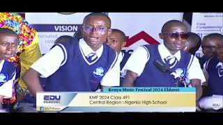 Ngenia High School performs Etat Major by Extra Musica at Kenya Music Festival 2024 Edition [upl. by Shana]