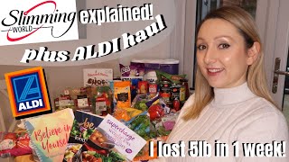 Slimming World Explained  The Basics amp Starter Pack Plus Aldi Haul [upl. by Palmore496]