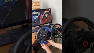 Thrustmaster T150 VS Logitech GT shorts thrustmaster logitech [upl. by Ramor]