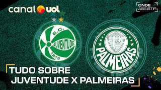 JUVENTUDE X PALMEIRAS ONDE ASSISTIR TRANSMISSÃO AO VIVO E HORÁRIO PELO BRASILEIRÃO [upl. by Seana]