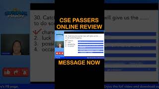 cse civilserviceexam cseonlinereview gurongpinoy [upl. by Lasyrc377]