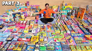 ₹200000 Unique Diwali Stash PART3🔥 लो आ गये नए नए पटाखे  Diwali Stash Testing [upl. by Yadroc]