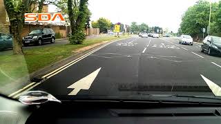 Oxford Headington toward A4142 cowley buiness park driving routs oxford Headington roundabout [upl. by Dulcea472]