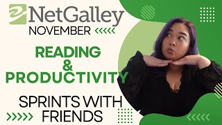 📚5 HOURS OF READING  NetGalley November reading sprints✨ [upl. by Ybrek]