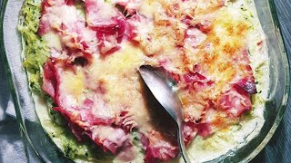 Gratin de courgettes au jambon et comté [upl. by Morez]