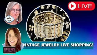 JEWELRY LIVE SALE with Hudson Vintage and The Niche Lady [upl. by Dixil]