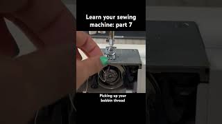 Learn how to use your sewing machine part 7 picking up your bobbin thread to get thread tails [upl. by Ardien117]