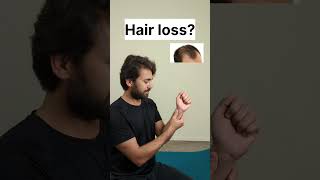 Prevent Hair Loss with This Simple Acupressure Point hairfall hairgrowth acupoints shorts [upl. by Atikir]