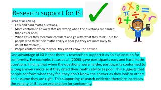 AQA A level Psychology  Social Influence  Conformity Types and explanations [upl. by Felizio328]