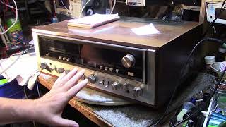 Sansui 9090 Receiver Restoration Ep 242 [upl. by Rehctelf]